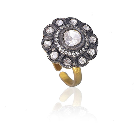 Floral Pattern Victorian ring